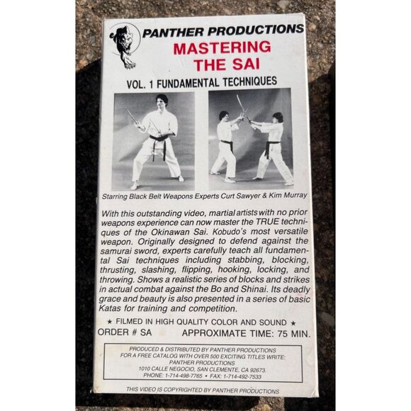 Panther Productions Martial Arts VHS Set Champ Karate Ancient Karate Tae Kwon Do - Picture 6 of 10